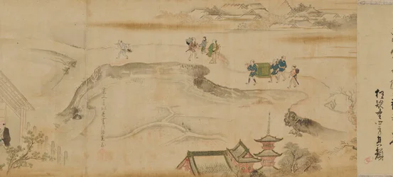 Szenen aus den Theatern und den Vergnügungsvierteln von Yoshiwara