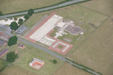 Römische Stadtbäder von Wroxeter, Shropshire, 2015