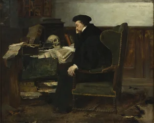 Vertieft in seine Studien, 1874
