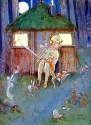 Peter hielt Wache