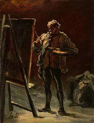 Ein Künstler, ca. 1870-75