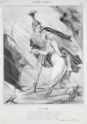 Antike Geschichte Tafel 15: Enée und Didon, 1842