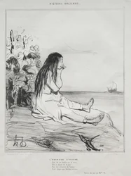 Alte Geschichte, Tafel 24: Das Verlassen von Ariadne