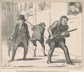 Aussehen der Rue Lacépède ...