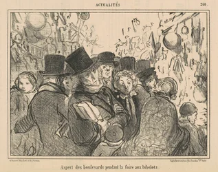 Aussehen der Boulevards während der Trödelmesse