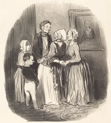 Zum neuen Jahr, Besuch... bei Tante Rabourdin