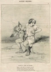 Hippolyt von Cupido durchbohrt