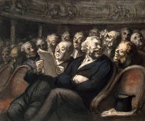 Pause an der Comédie-Française, 1858