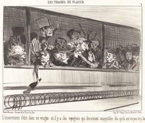 Das Unangenehme, in einem Waggon zu sein...