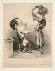 Der Barbier denkt an seine Gläubiger