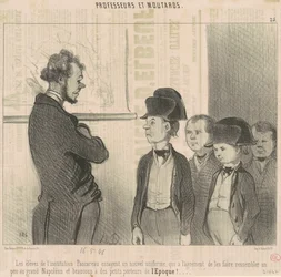Die Schüler der Pascareau-Institution probieren eine neue Uniform ...