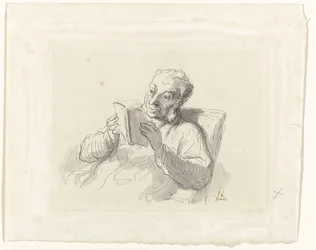 Lesender Mann