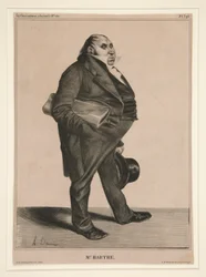 Mr. Barthe, pl. 294 aus der Serie Célébrité de la Caricature