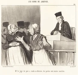 Herr Friedensrichter hat seine Entscheidung getroffen...