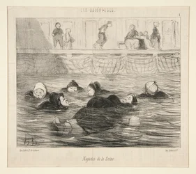 Nayades de la Seine, aus Les Baigneuses