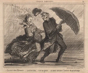 Pariser Skizzen: Pl. 34, Es ist nichts Eleanor Croquis Parisiens: Pl. 34, Ça n