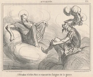 Heiliger Mitophan und der Gott Mars