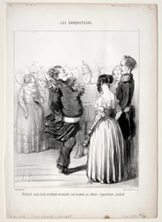 Die Festenden, Tafel 5: Rifolard eröffnet den Ball