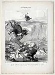 Die Festenden, Tafel 9: Was für eine erbärmliche Idee haben wir...