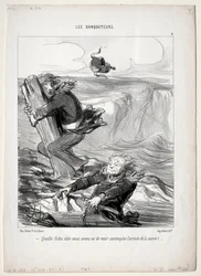 Die Bankettgäste, Platte 9: Was für eine erbärmliche Idee wir haben..., 1849