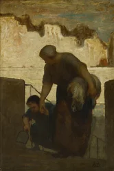 Die Wäscherin, ca. 1863