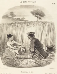 Eine Idylle im Weizen