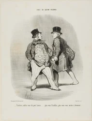 „- Hüte dich, mein Freund, vor dem kleinen Baron... je mehr du ihn kleidest, desto weniger sicher wirst du sein,“ Platte 49 aus Tout Ce Qu