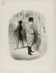 Ein wahrer Kunstliebhaber, Platte 66 aus Les Bons Bourgeois