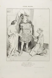 Apelles und Campaste (Aus Art and the Antique, ein poetischer Essay von M. Cavé), Platte 36(37)