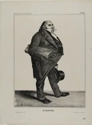 Herr Barthe, Platte 294 aus Célébrités de la Caricature