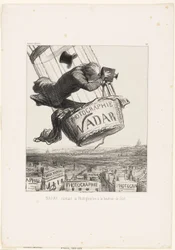 Nadar erhebt die Fotografie zur Kunst, Tafel 367 aus Souvenirs d’artistes