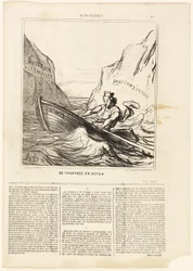 Skylla und Charybdis, Platte 44 aus Actualités