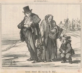 Nachdem er die Trauben von 1857 missbraucht hatte