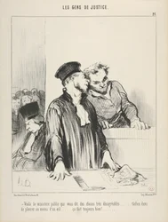 Die Leute vom Gericht, Tafel 21, „Da ist die Staatsanwaltschaft, die Ihnen sehr unangenehme Dinge sagt“