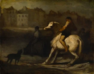 Der Wasserplatz, Ufer der Seine, ca. 1855
