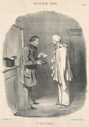 Ein gerupfter Pierrot