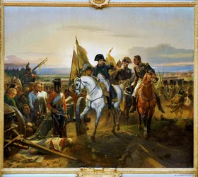 Schlacht bei Friedland, gewonnen von Kaiser Napoleon I, am 14. Juni 1807