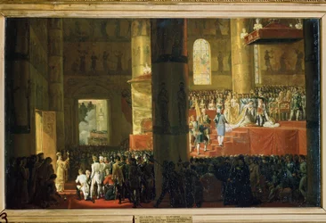 Die Krönung der Kaiserin Maria Fjodorowna am 5. April 1797