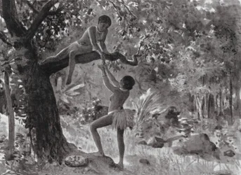 Der frühe Morgen des Lebens, Das tägliche Brot (Lithografie)