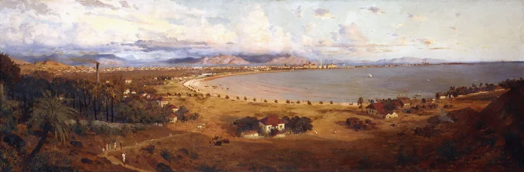 Blick auf Bombay nach Südosten vom Malabar Hill