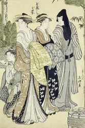 Komurasaki von Tama-Ya, Neujahrstag