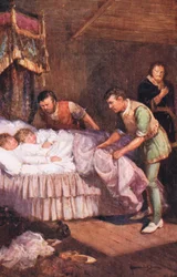 Ermordung der Prinzen, Illustration aus „Madame Tussauds“