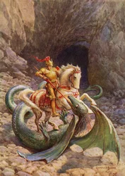 St. Georg und der Drache