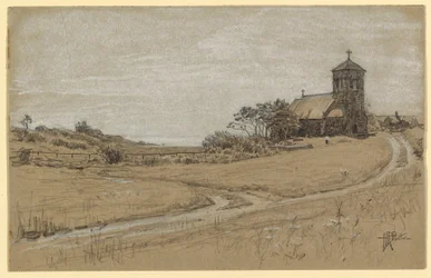 Zeichnung, Landschaft, 1880–90