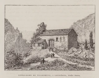 Notre-Dame De Villeneuve, A Lourieres, Pres Foix