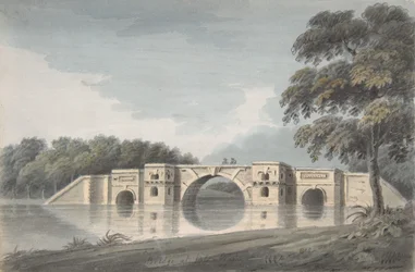 Brücke am Blenheim Palace (recto), York Cathedral (verso)