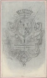 Wappen mit zwei Adlern