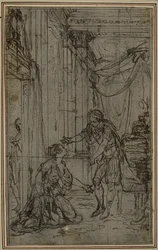Studie für Lucains "La Pharsale", Gesang X