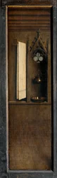 Panel von der Außenseite des rechten Flügels des Genter Altars