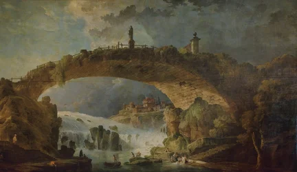 Brücke über die Wasserfälle